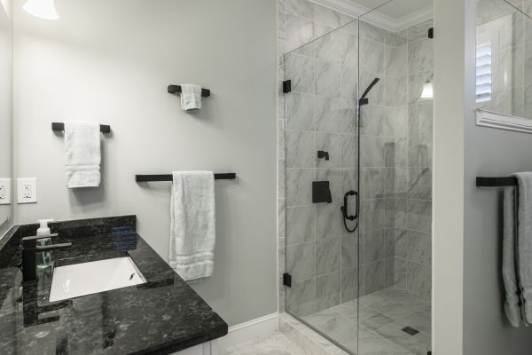 Granite Shower Installation in Iowa City